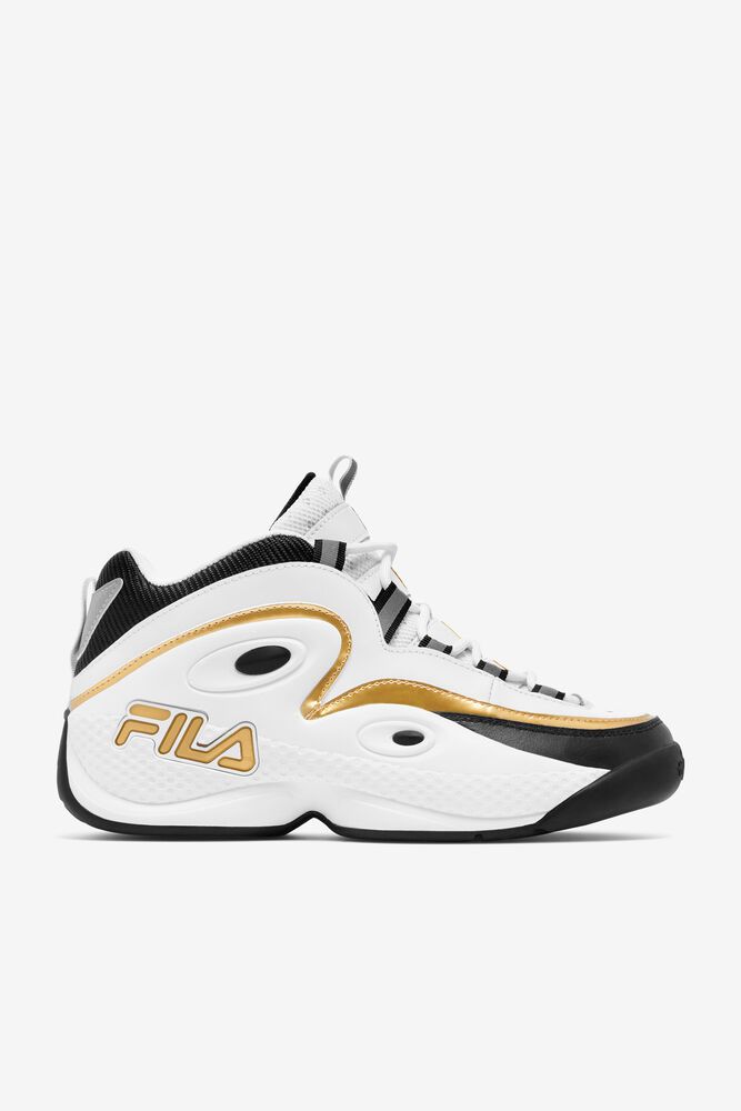 Fila Tenisky Panske Grant Hill 3 Biele - NUWRQ4579